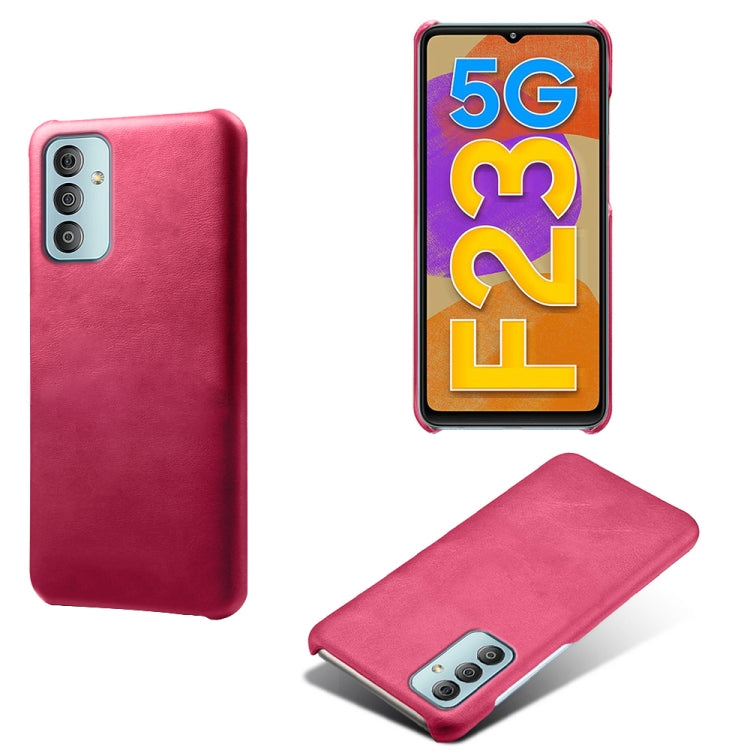 For Samsung Galaxy F23 5G Calf Texture PC + PU Phone Case