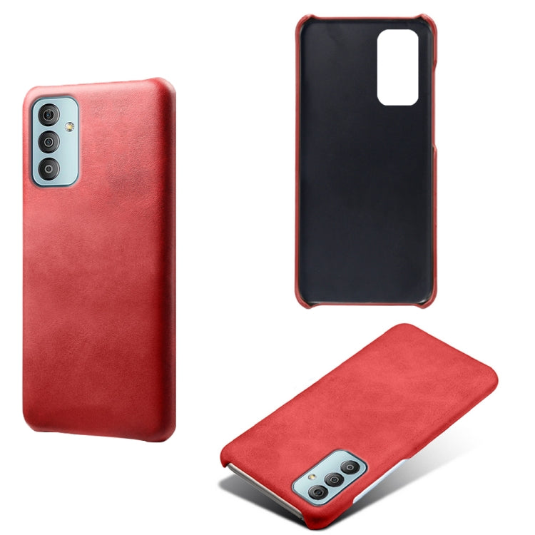 For Samsung Galaxy M23 5G Calf Texture PC + PU Phone Case