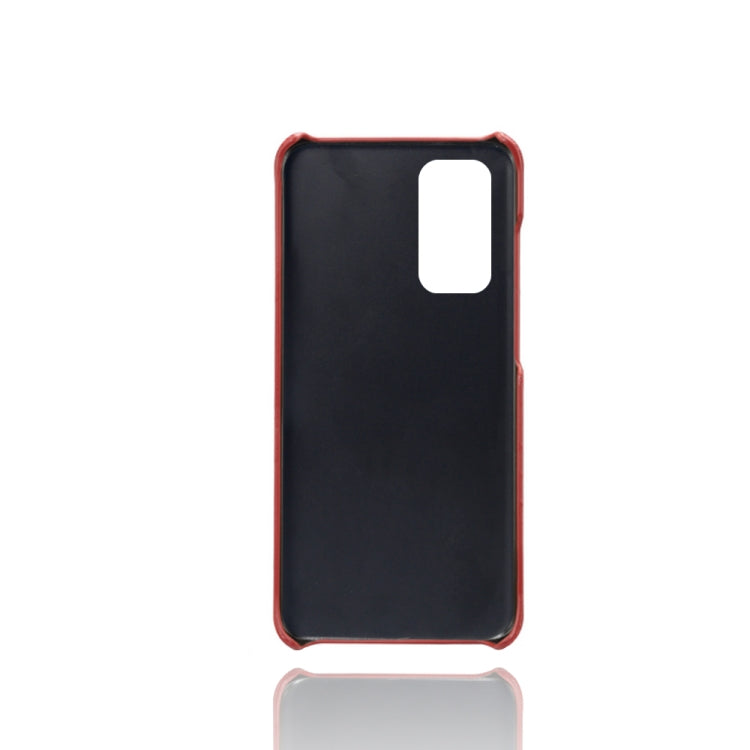 For Samsung Galaxy M23 5G Calf Texture PC + PU Phone Case