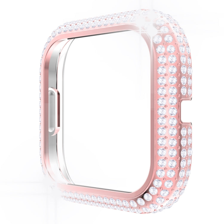 For Fitbit Versa 2 Diamond PC Half-pack Watch Case