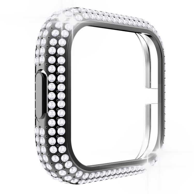 For Fitbit Versa 2 Diamond PC Half-pack Watch Case
