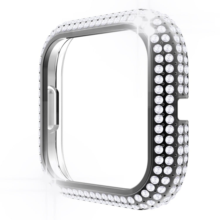 For Fitbit Versa 2 Diamond PC Half-pack Watch Case