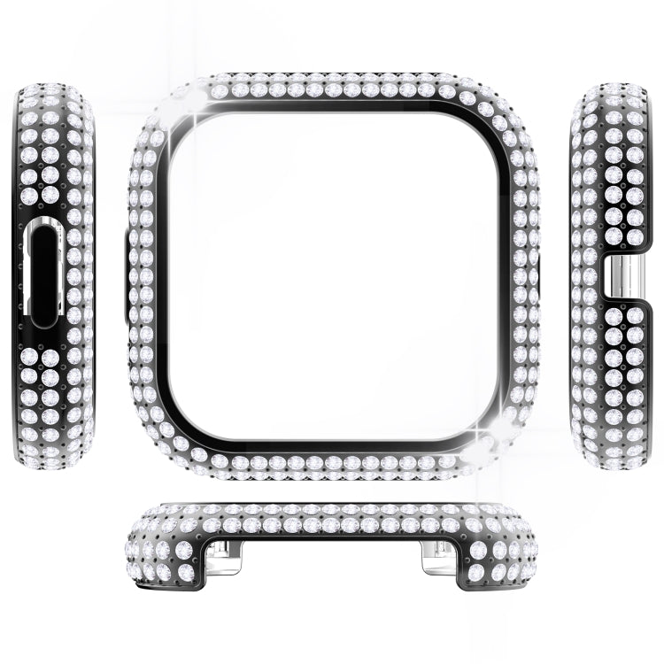 For Fitbit Versa 2 Diamond PC Half-pack Watch Case