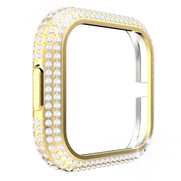For Fitbit Versa 2 Diamond PC Half-pack Watch Case