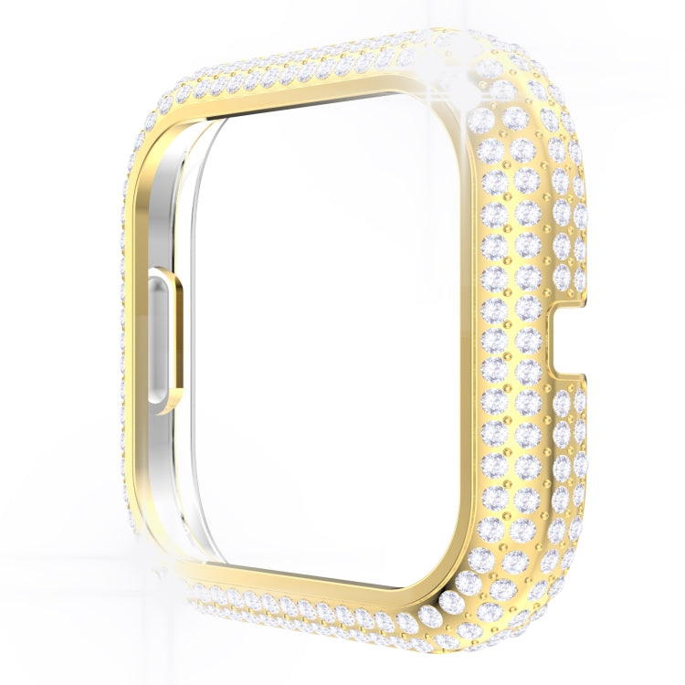 For Fitbit Versa 2 Diamond PC Half-pack Watch Case