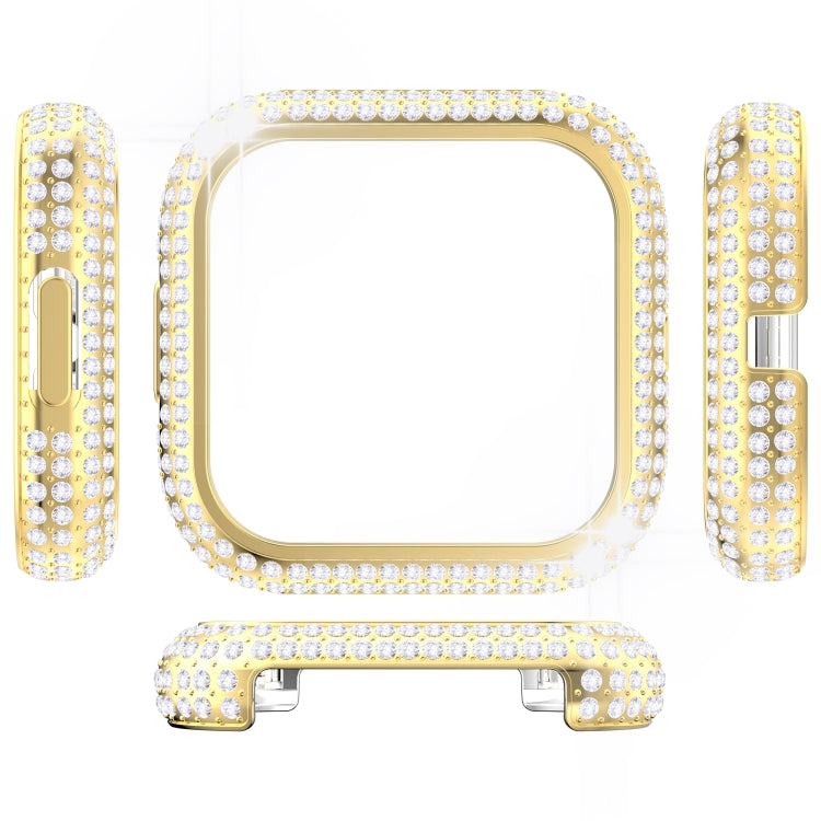 For Fitbit Versa 2 Diamond PC Half-pack Watch Case