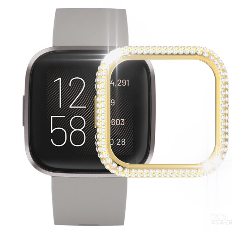 For Fitbit Versa 2 Diamond PC Half-pack Watch Case