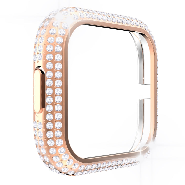 For Fitbit Versa 2 Diamond PC Half-pack Watch Case