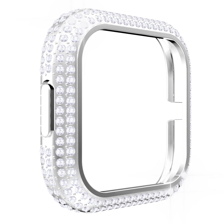 For Fitbit Versa 2 Diamond PC Half-pack Watch Case