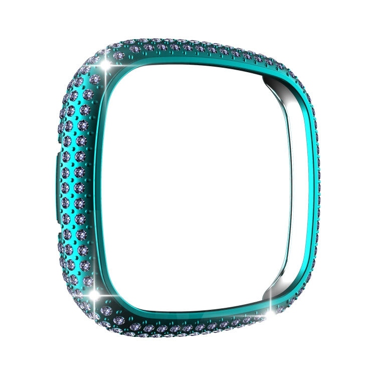 For Fitbit Versa 3 / Sense Diamond PC Half-pack Watch Case