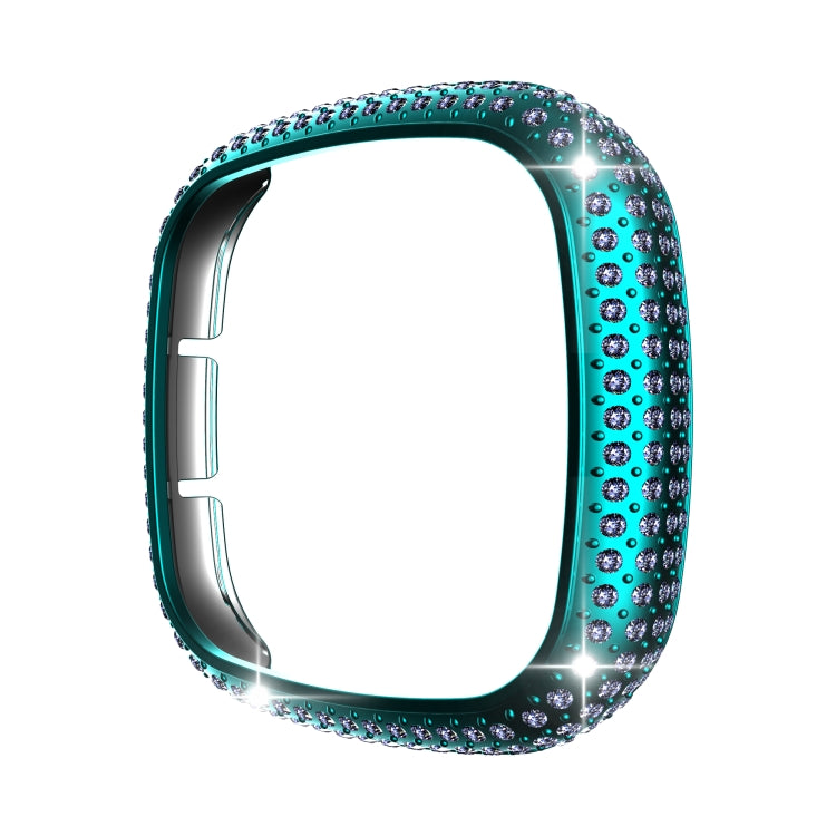 For Fitbit Versa 3 / Sense Diamond PC Half-pack Watch Case
