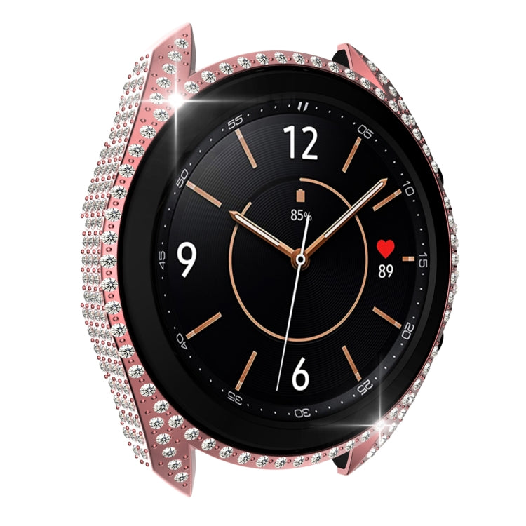 For Samsung Galaxy Watch 3 41mm Diamond PC Half-pack Watch Case