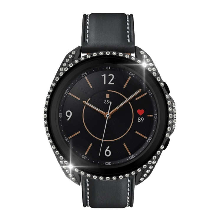 For Samsung Galaxy Watch 3 41mm Diamond PC Half-pack Watch Case