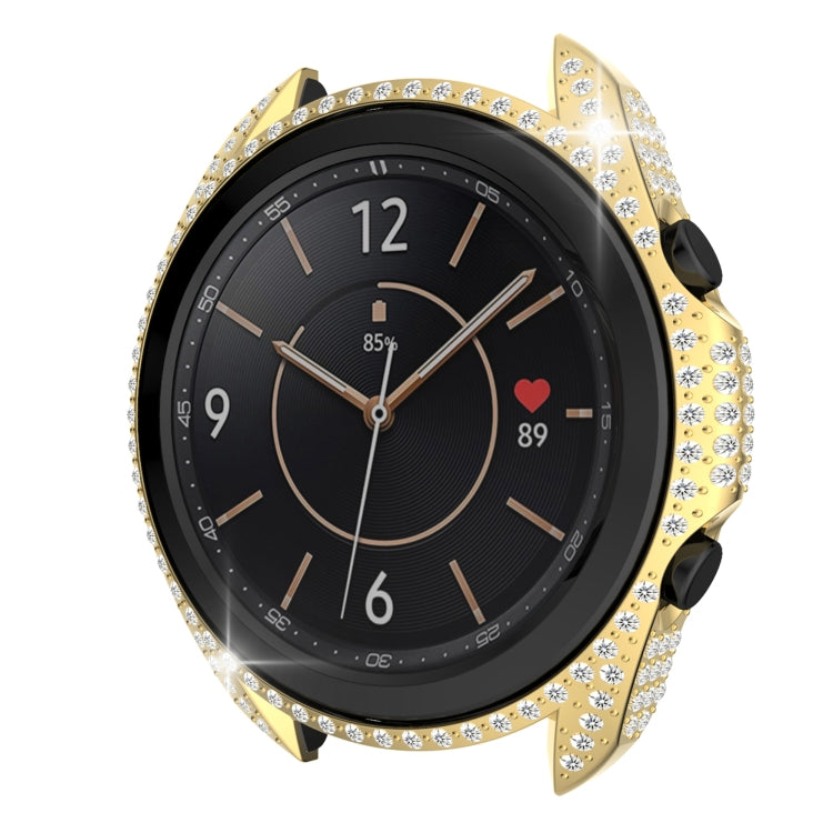 For Samsung Galaxy Watch 3 41mm Diamond PC Half-pack Watch Case