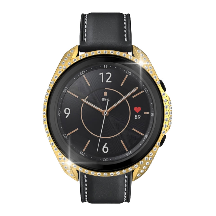 For Samsung Galaxy Watch 3 41mm Diamond PC Half-pack Watch Case