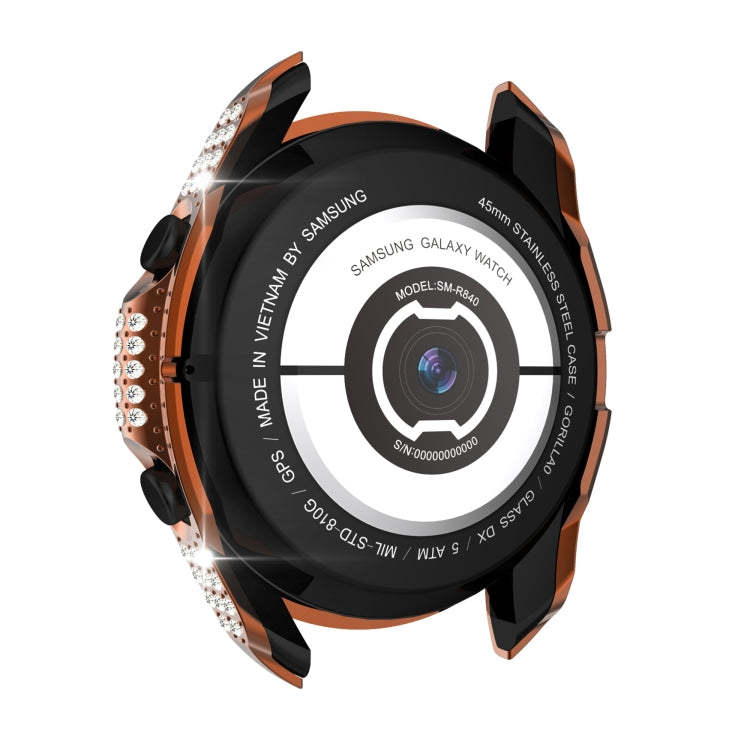 For Samsung Galaxy Watch 3 41mm Diamond PC Half-pack Watch Case