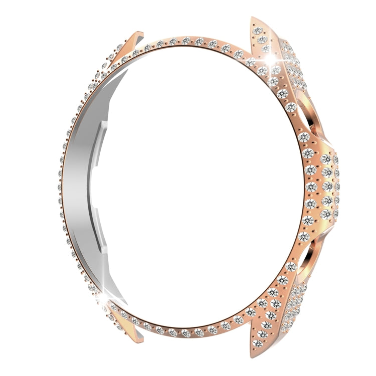 For Samsung Galaxy Watch 3 45mm Diamond PC Half-pack Watch Case