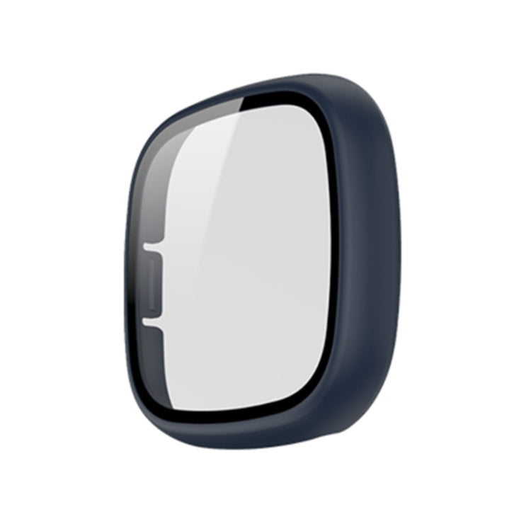 For Fitbit Versa 3 / Fitbit Sense Frosted PC +Tempered Glass Watch Case