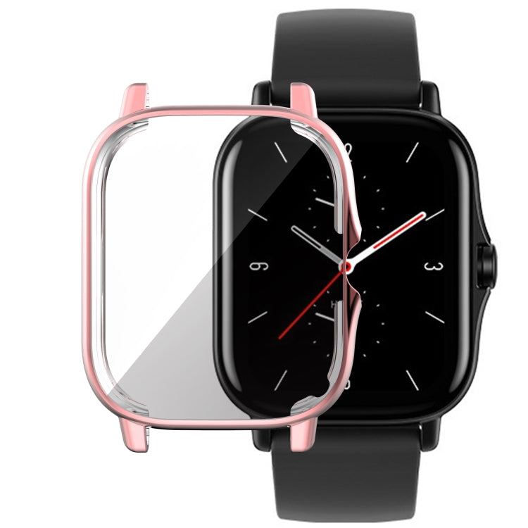 For Amazfit GTS 2 Full Coverage TPU Electroplating Watch Case