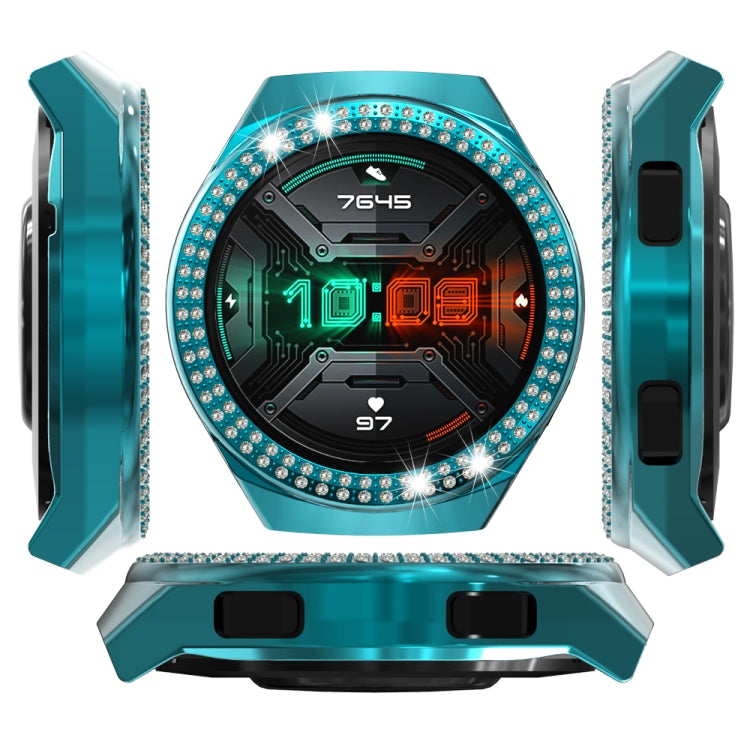 For Huawei Watch GT 2e Double-Row Diamond PC Watch Case