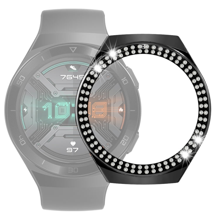 For Huawei Watch GT 2e Double-Row Diamond PC Watch Case