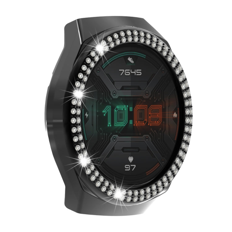 For Huawei Watch GT 2e Double-Row Diamond PC Watch Case