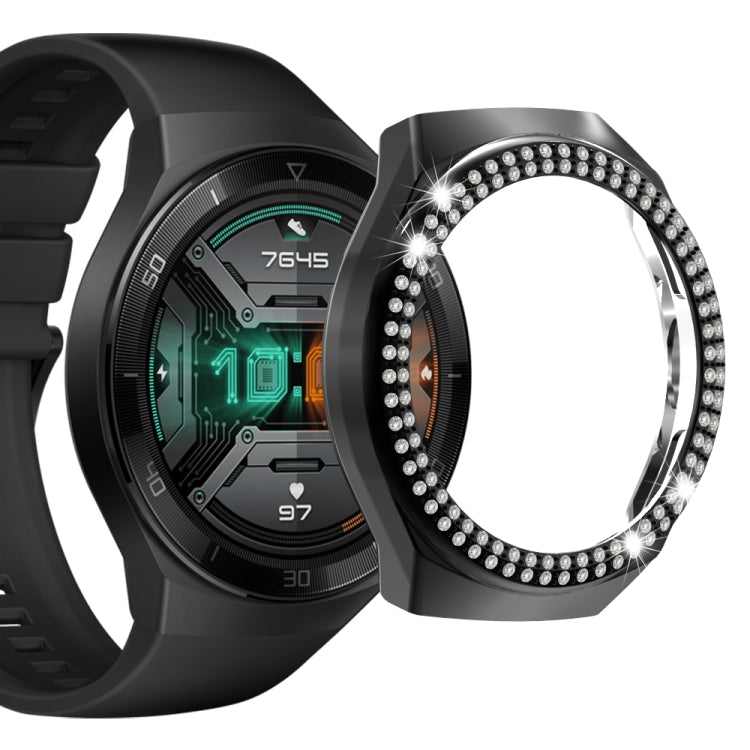 For Huawei Watch GT 2e Double-Row Diamond PC Watch Case
