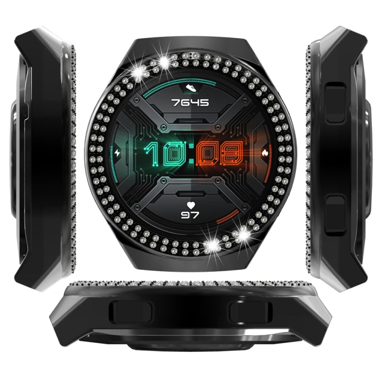For Huawei Watch GT 2e Double-Row Diamond PC Watch Case