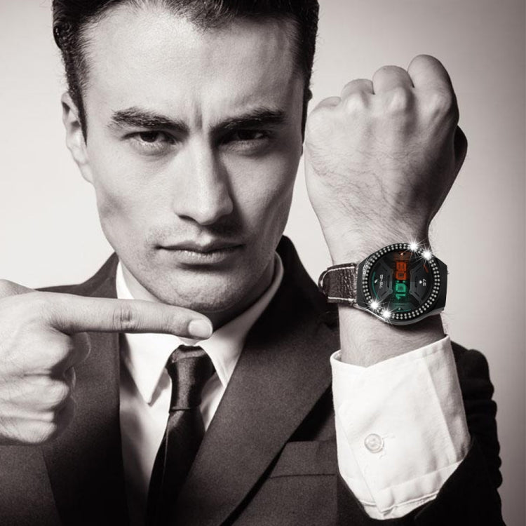 For Huawei Watch GT 2e Double-Row Diamond PC Watch Case
