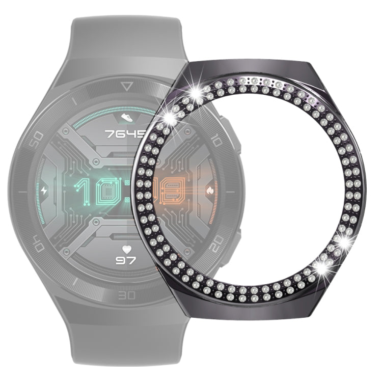 For Huawei Watch GT 2e Double-Row Diamond PC Watch Case