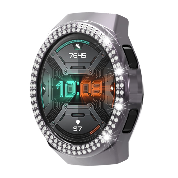 For Huawei Watch GT 2e Double-Row Diamond PC Watch Case