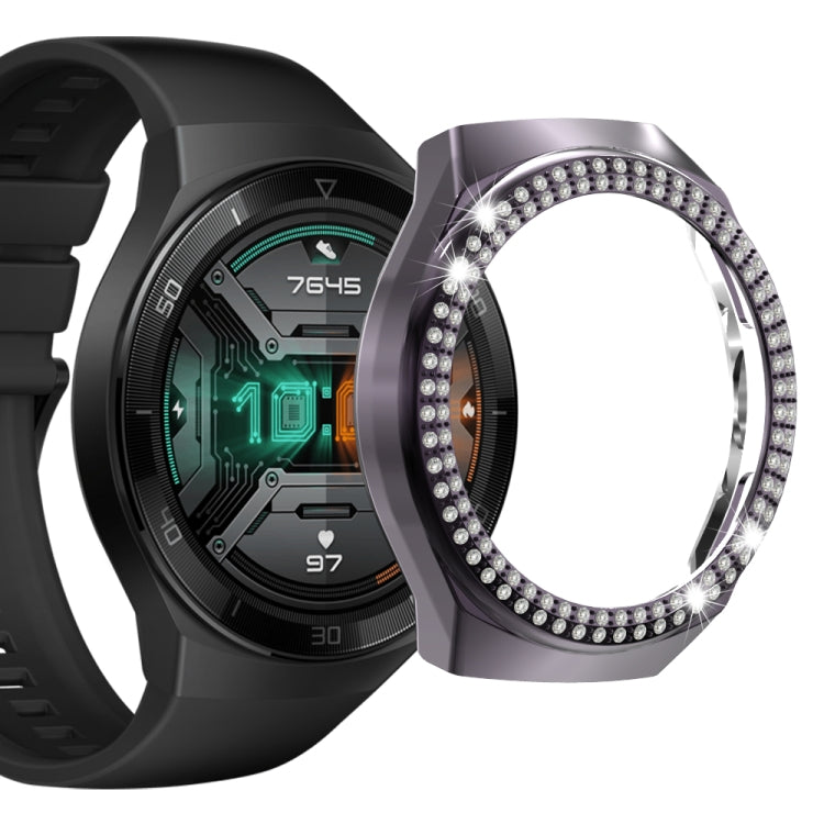For Huawei Watch GT 2e Double-Row Diamond PC Watch Case