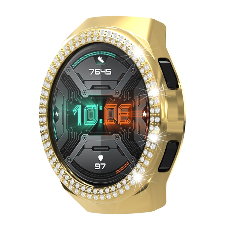 For Huawei Watch GT 2e Double-Row Diamond PC Watch Case
