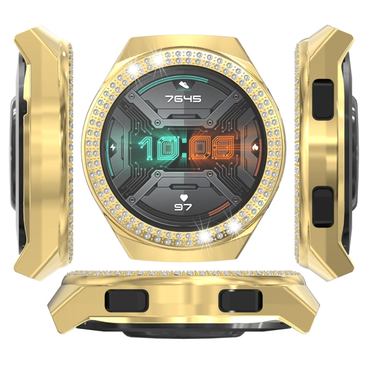 For Huawei Watch GT 2e Double-Row Diamond PC Watch Case
