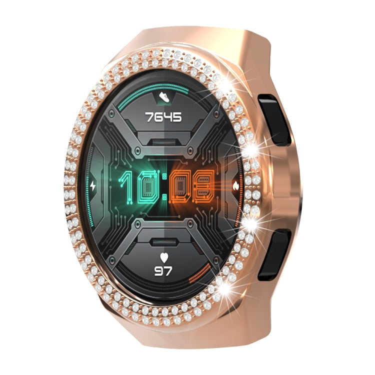 For Huawei Watch GT 2e Double-Row Diamond PC Watch Case