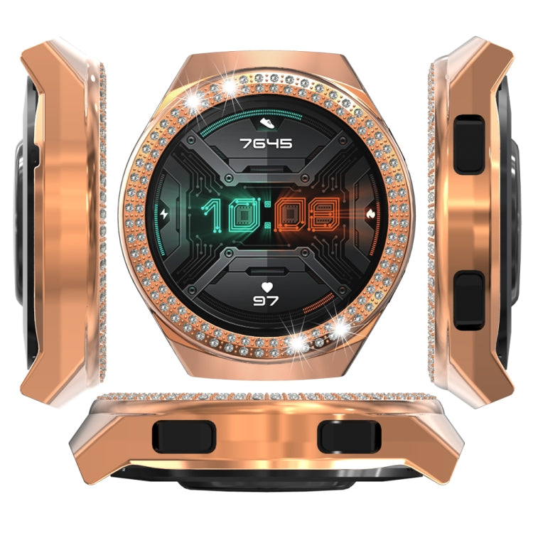For Huawei Watch GT 2e Double-Row Diamond PC Watch Case