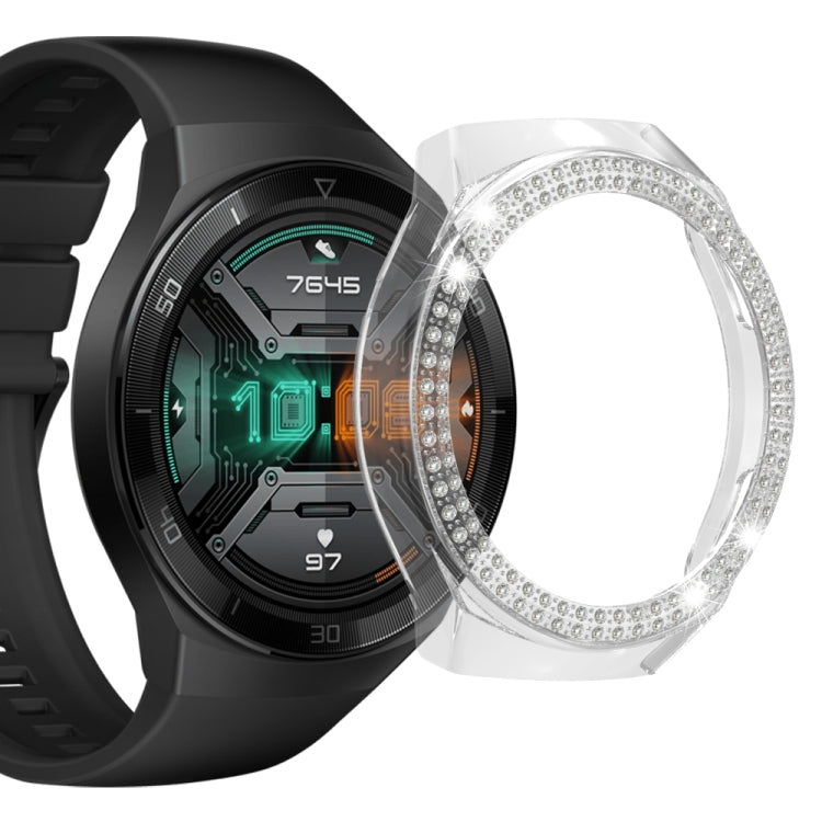 For Huawei Watch GT 2e Double-Row Diamond PC Watch Case