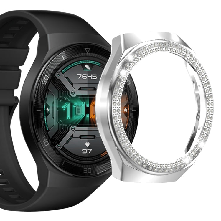 For Huawei Watch GT 2e Double-Row Diamond PC Watch Case