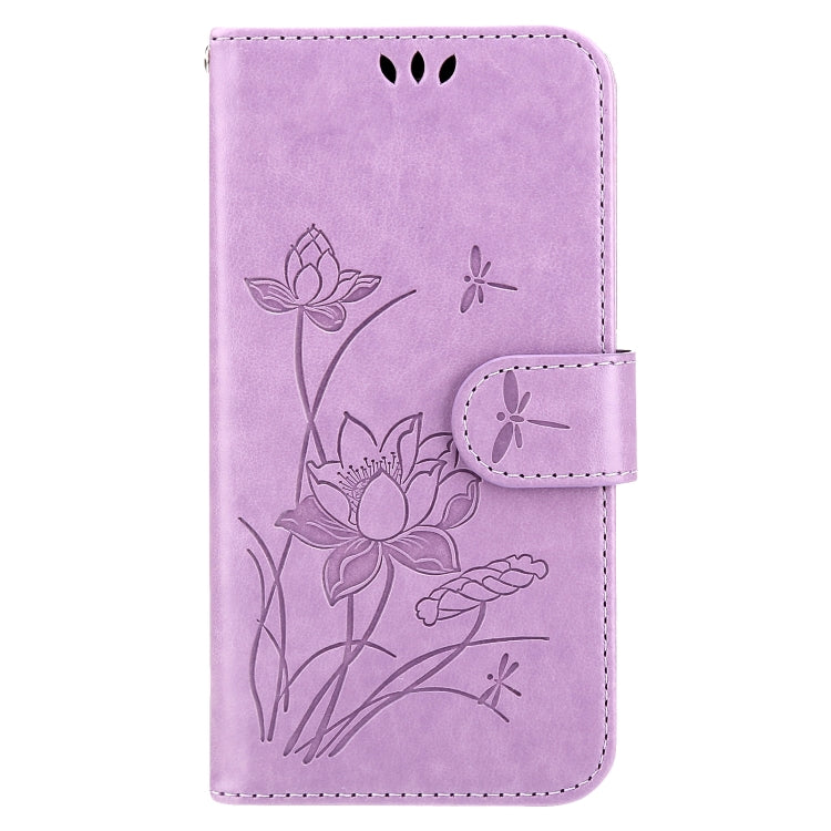 For Samsung Galaxy A53 5G Lotus Embossed Flip Leather Phone Case