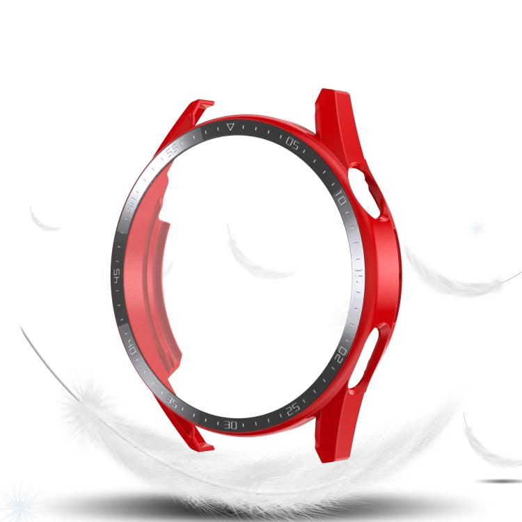 For Huawei Watch GT 3 46mm Scale Frosted PC + Tempered Glass Watch Case