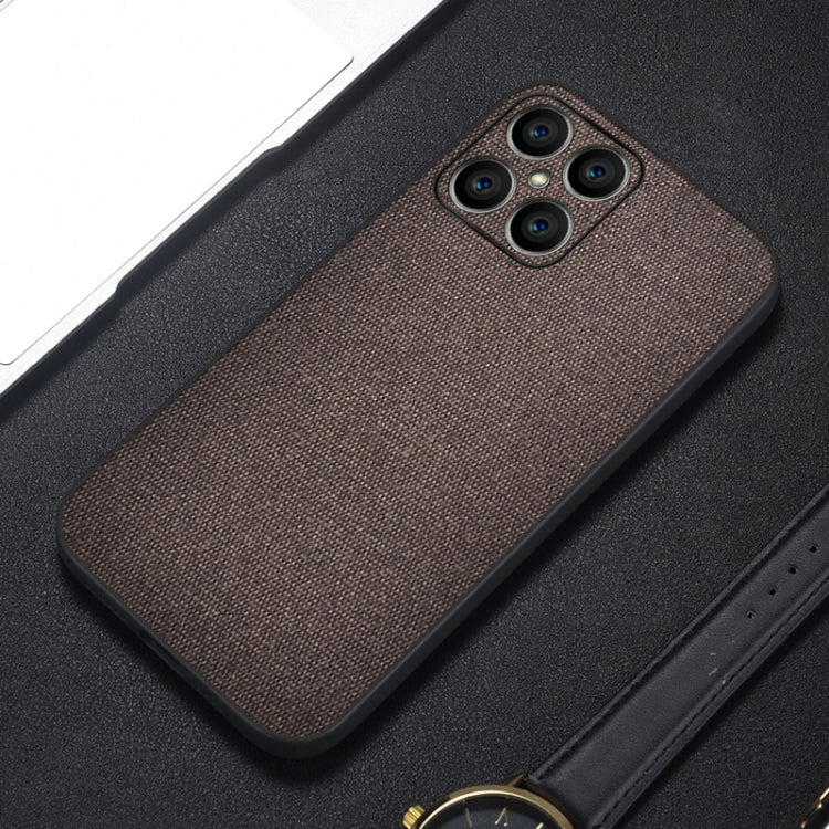 For Honor X8 Shockproof Cloth Texture PC+ TPU Phone Case