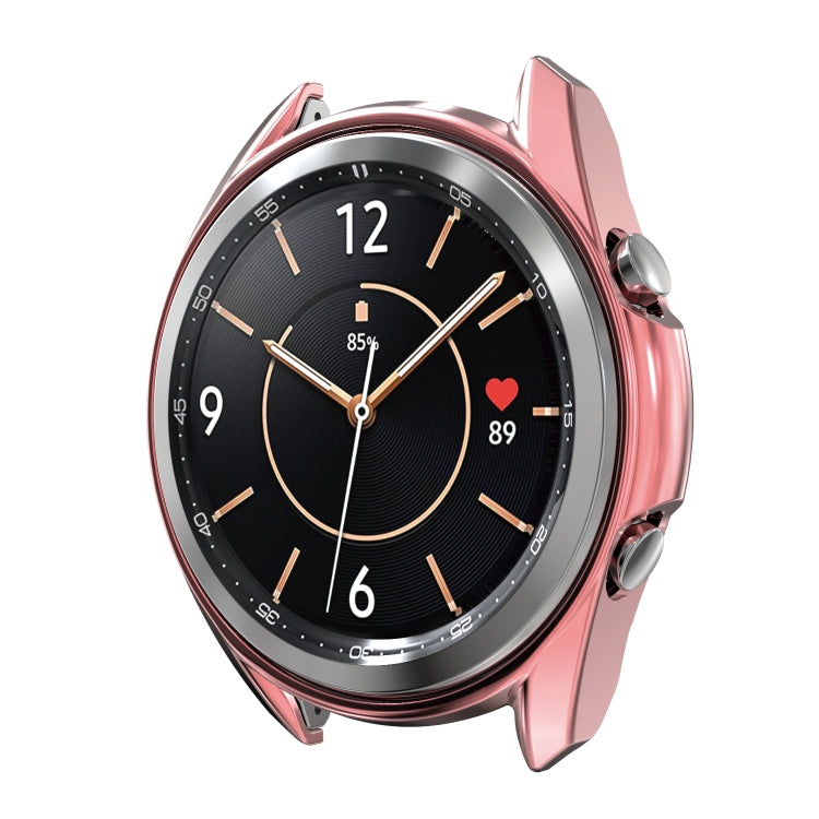 For Samsung Galaxy Watch 3 41mm Electroplating PC Half-pack Watch Case