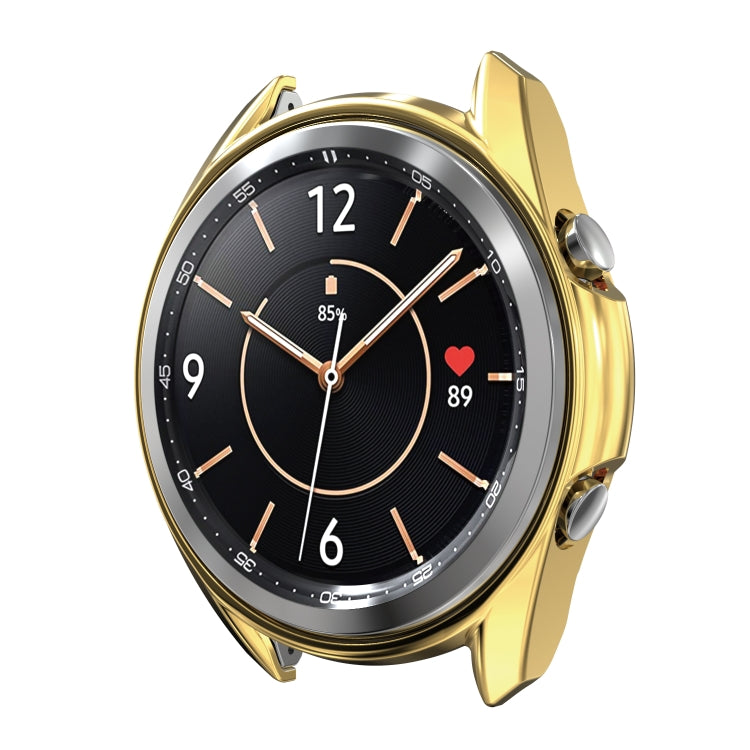 For Samsung Galaxy Watch 3 41mm Electroplating PC Half-pack Watch Case