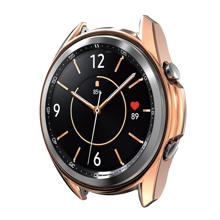 For Samsung Galaxy Watch 3 41mm Electroplating PC Half-pack Watch Case