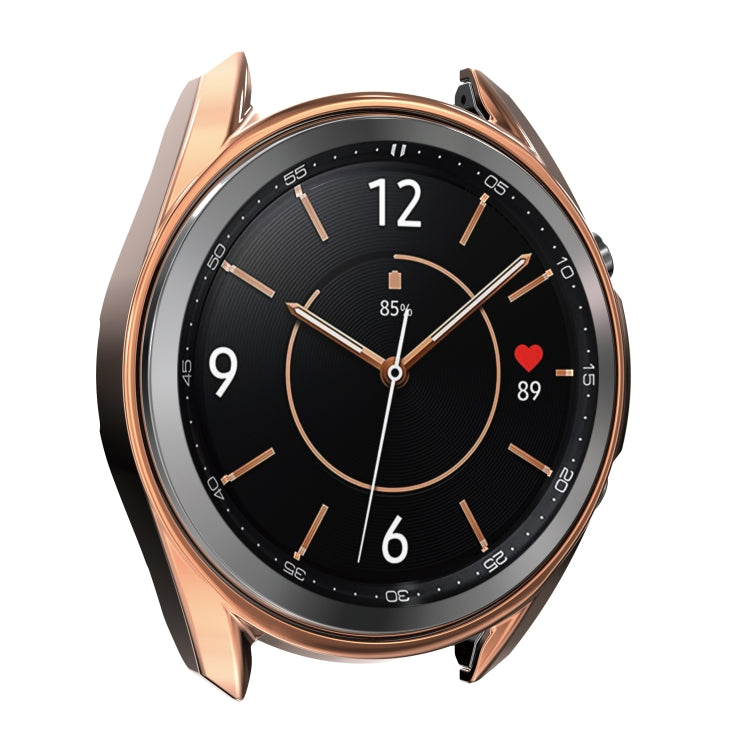 For Samsung Galaxy Watch 3 41mm Electroplating PC Half-pack Watch Case