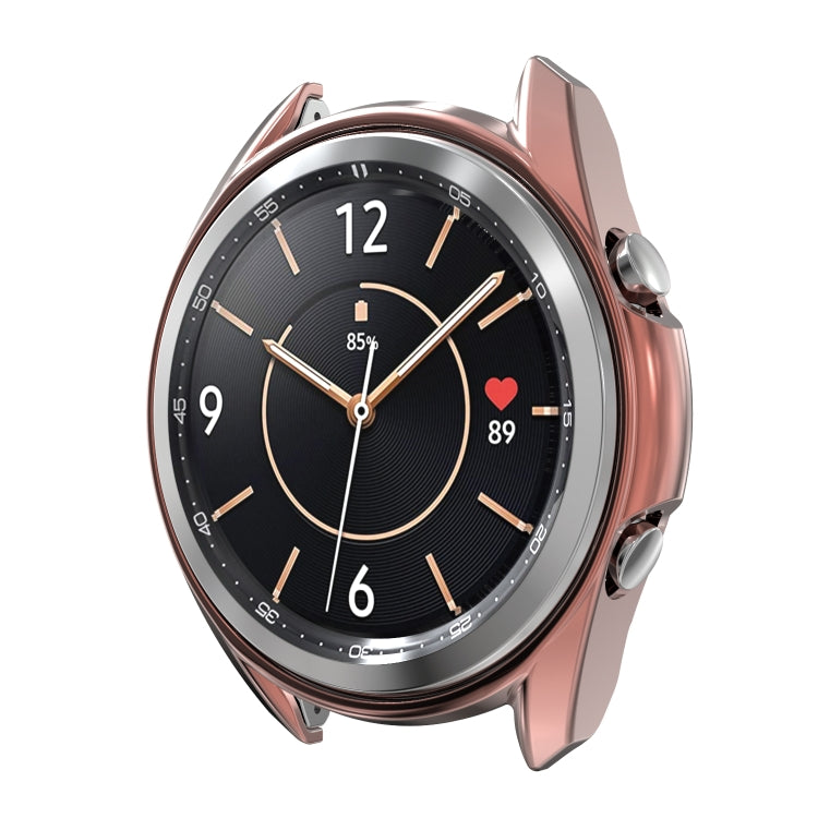 For Samsung Galaxy Watch 3 41mm Electroplating PC Half-pack Watch Case