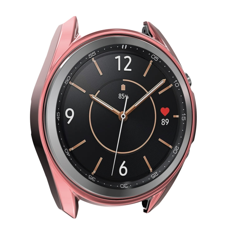 For Samsung Galaxy Watch 3 45mm Electroplating PC Half-pack Watch Case