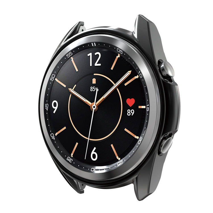 For Samsung Galaxy Watch 3 45mm Electroplating PC Half-pack Watch Case