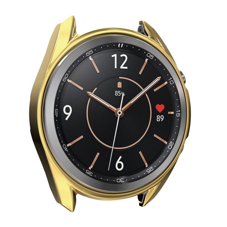 For Samsung Galaxy Watch 3 45mm Electroplating PC Half-pack Watch Case