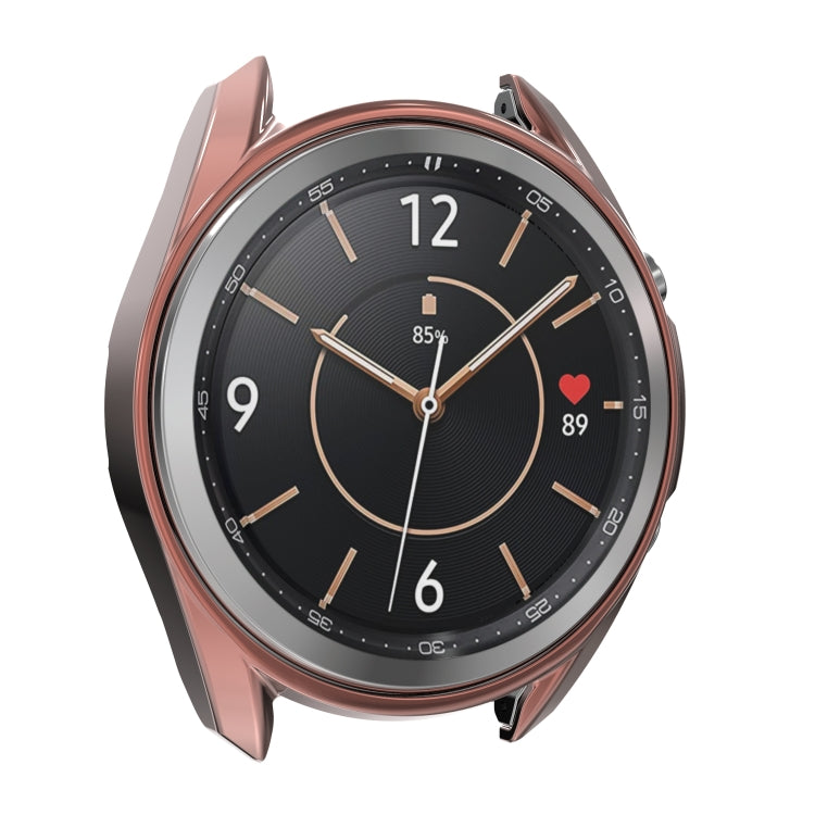 For Samsung Galaxy Watch 3 45mm Electroplating PC Half-pack Watch Case